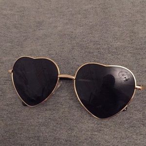 Heart shaped sunglasses